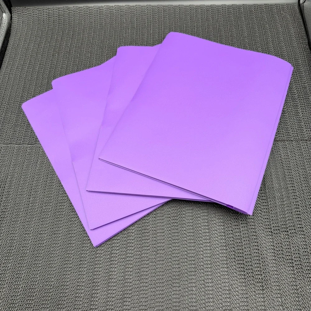Up & Up 2-Pocket Folder with Prongs Purple Poly Portfolio 5-Pack 90810308180